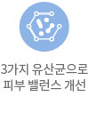 3가지 유산균으로 피부 밸런스 개선